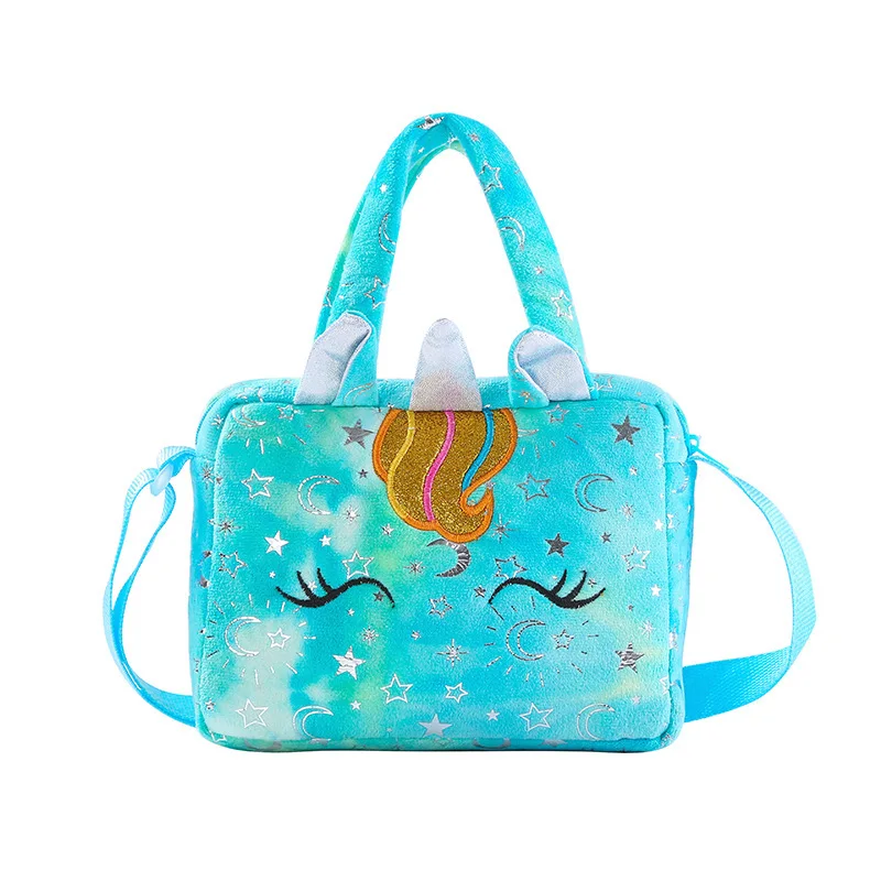 New design lovely hand bag plush shoulder bag children's cute gift messenger bag for girls