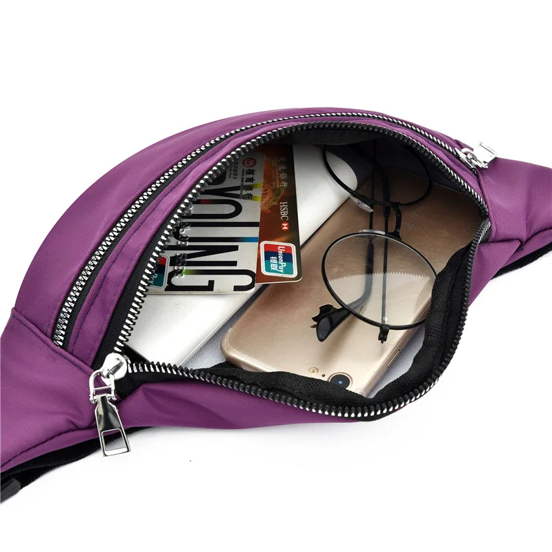 Women Waist Bag Men Fanny Pack Female Banana Bag Hip Bum Money Pouch Ladies Fashion Travel Shoulder Purse Belly Pocket