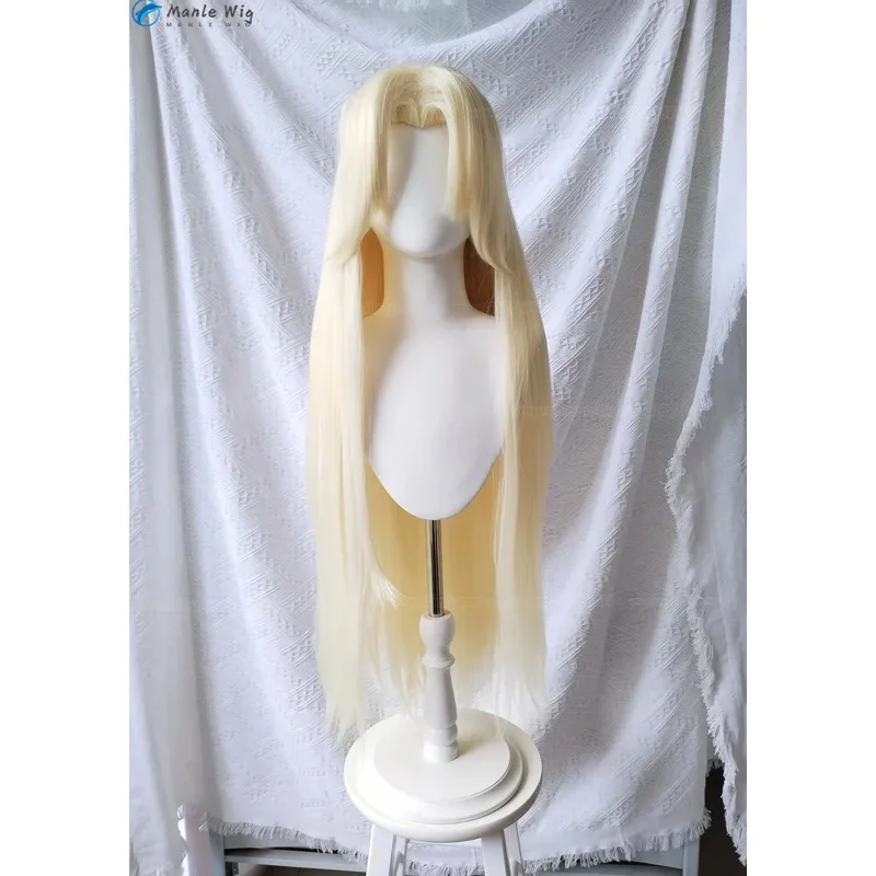 Anime Tsunade Cosplay Wig 100cm Long Straight Blonde Styled Cosplay Women Costume Wigs Hair Heat Resistant Party Wigs Wig Cap