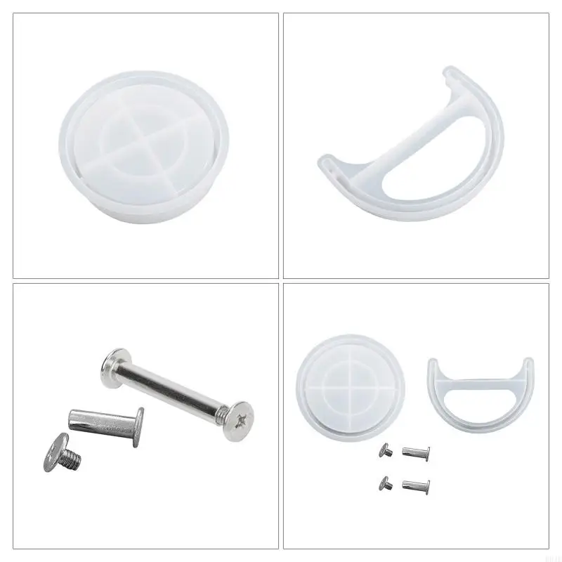 

R9JE Epoxy Resin Jewelry Storage Bottle Silicone Mold DIY Crafts Supply Home Decor