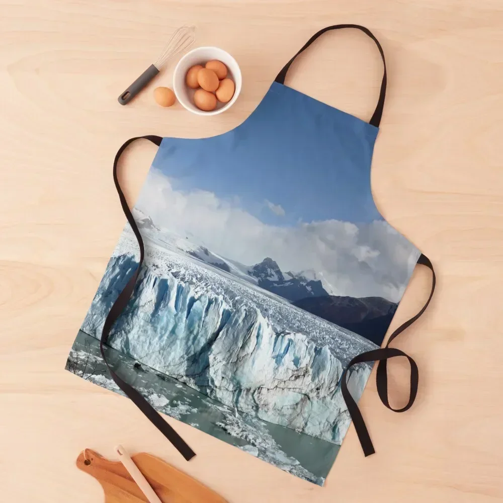

Argentina - El Calafate Perito Moreno Apron Barista Kitchen Things And For Home Women's Restaurant Kitchen Equipment Apron