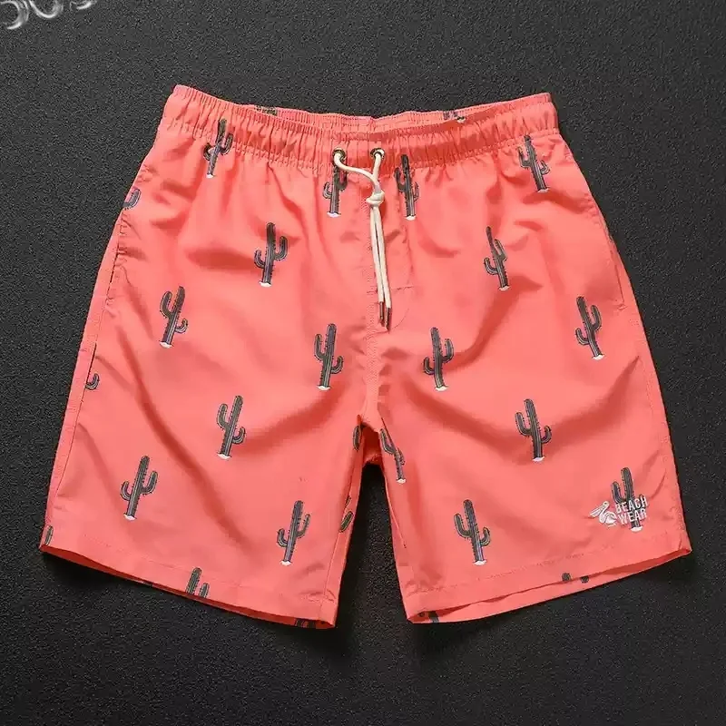 

Fashion Letter Design Men's Print Shorts Summer Casual Swim Trunks Elastic Waist Board Shorts Funny 3D Gradient Breathable Short