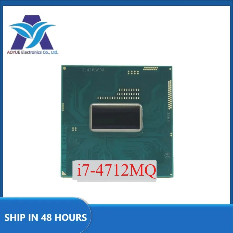 1Pcs/lot used intel core i7-4712MQ i7 4712MQ SR1PS 2.3GHz 4-Core 8-Thread Laptop Notebook processor perfect test