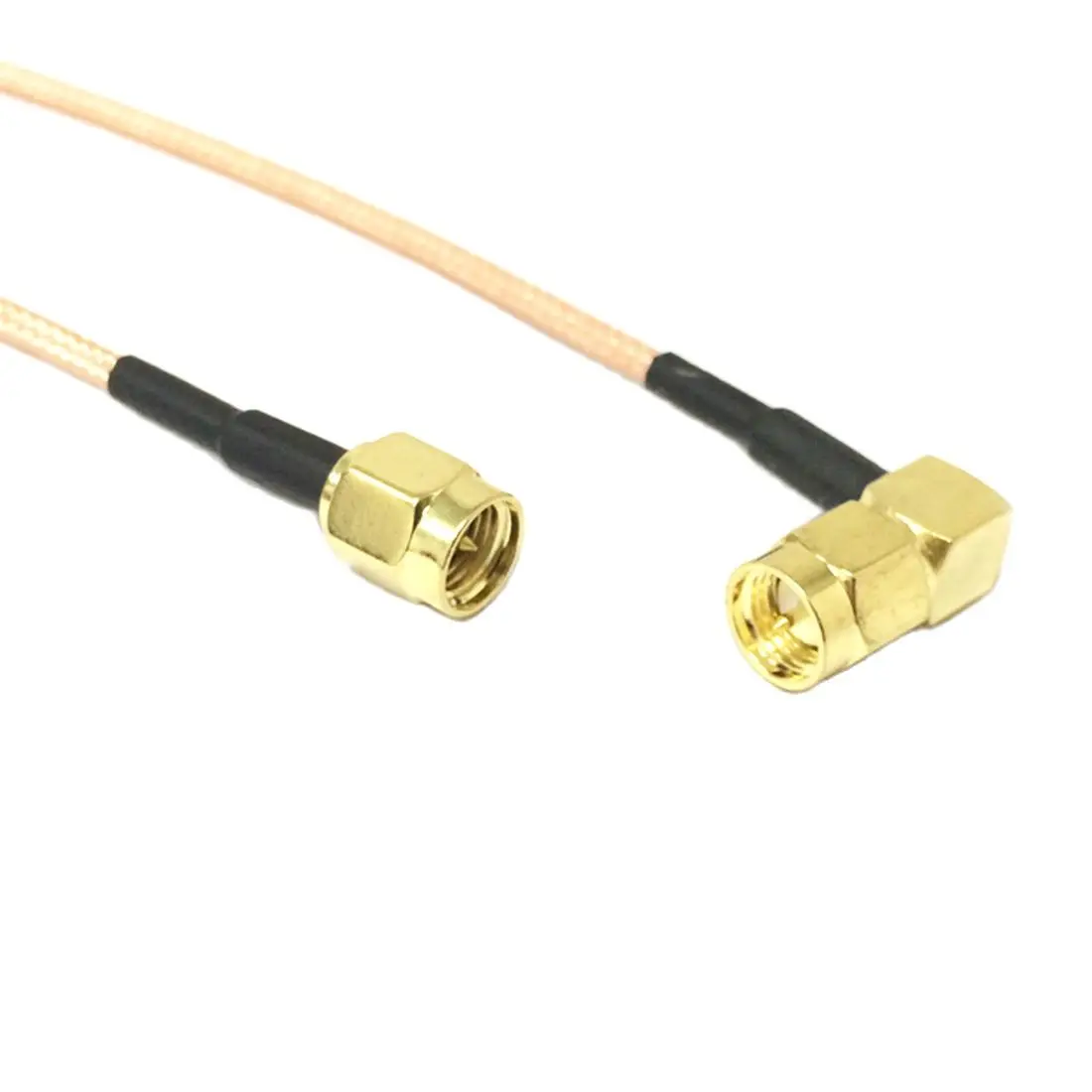 1PC SMA  Male  Switch SMA Plug Right Angle Pigtail Cable RG316 RG174 RG5815cm/30cm/50cm/100cm Wholesale For Wifi Wireless Modem