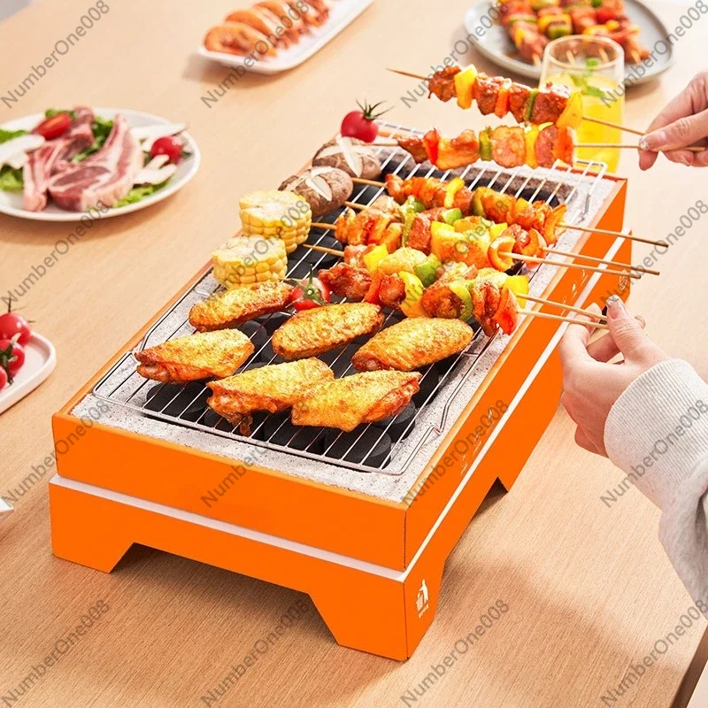 Charcoal Grill， Disposable Portable BBQ Grill for Outdoor Camping， Picnic