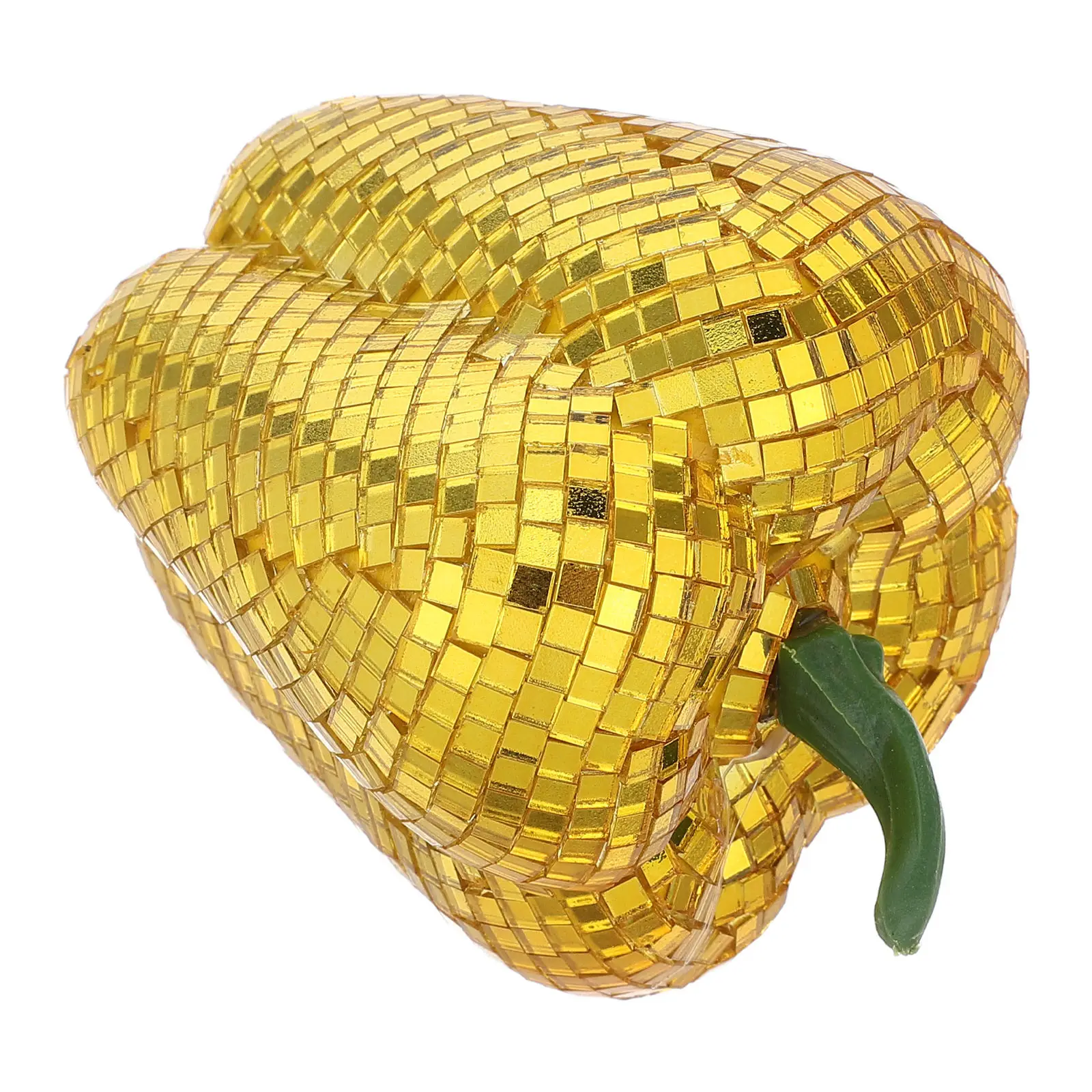 Photography Yellow - Disco Mirror Chili Pepper Decoration Yellow