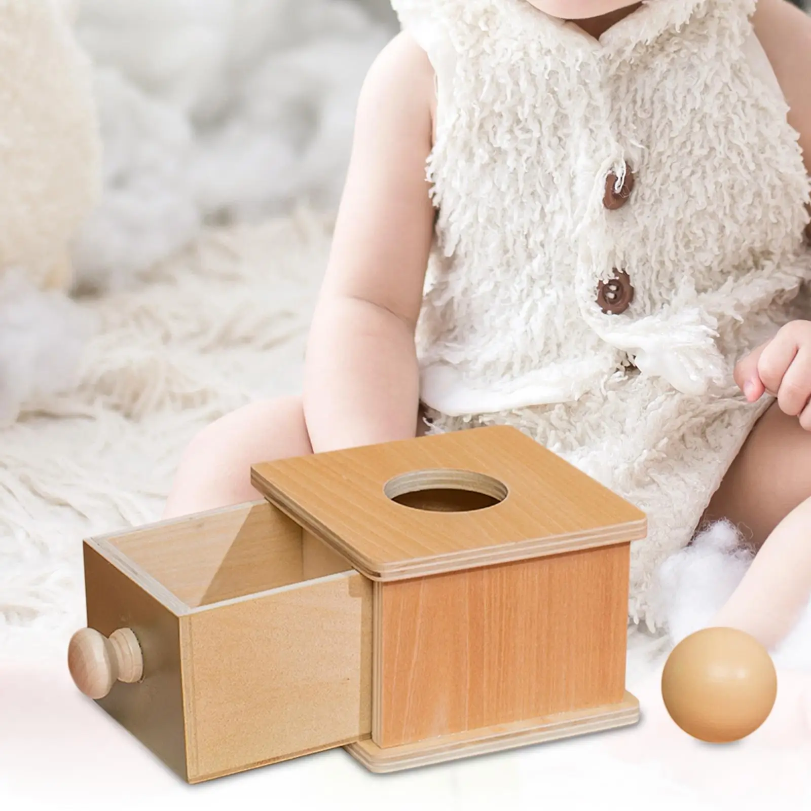 Materiali didattici per la scatola di permanenza degli oggetti per bambini dai 8 ai 24 anni