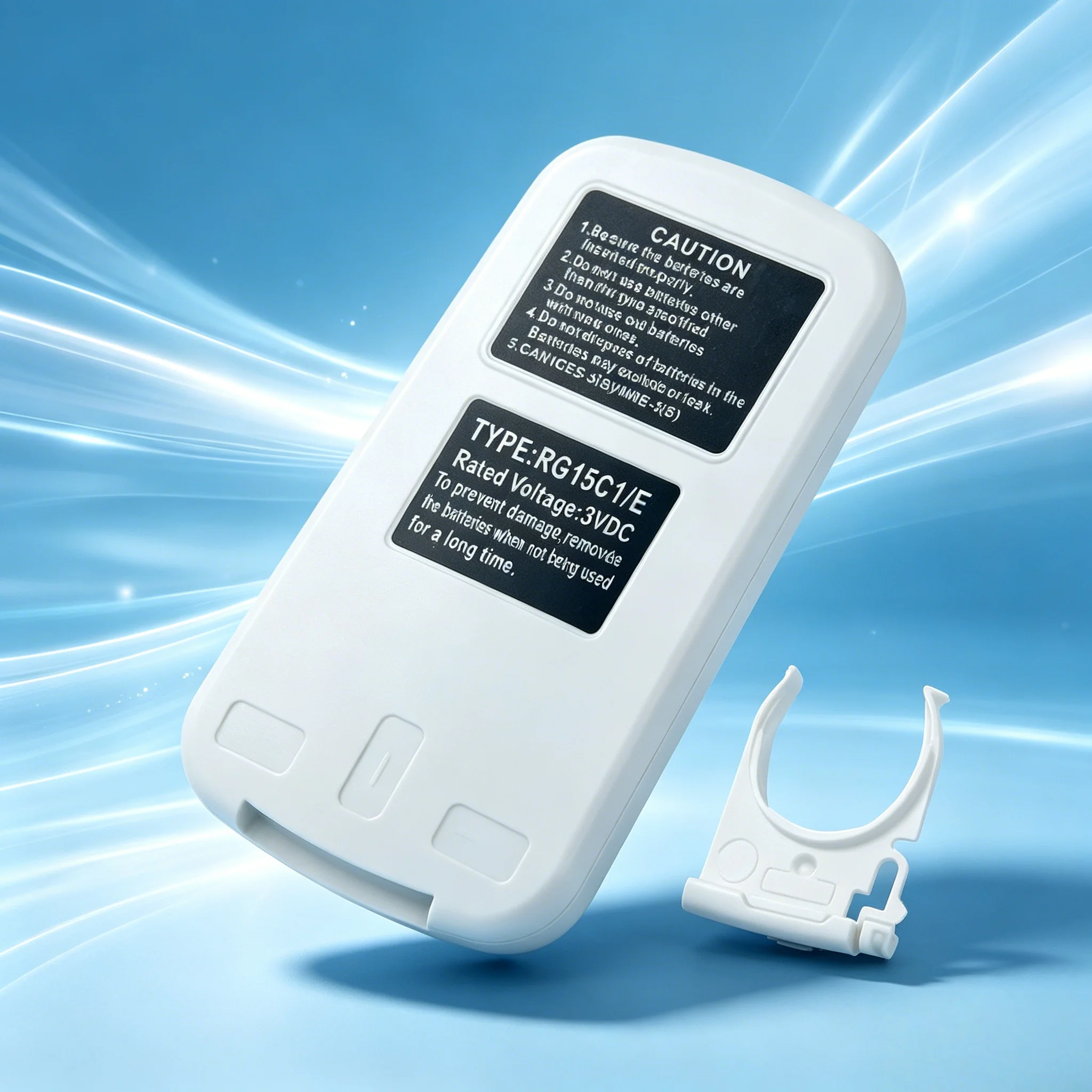 Household Window AC Remote, RG15C1/E tailored for Midea US models, intuitive English design for home use