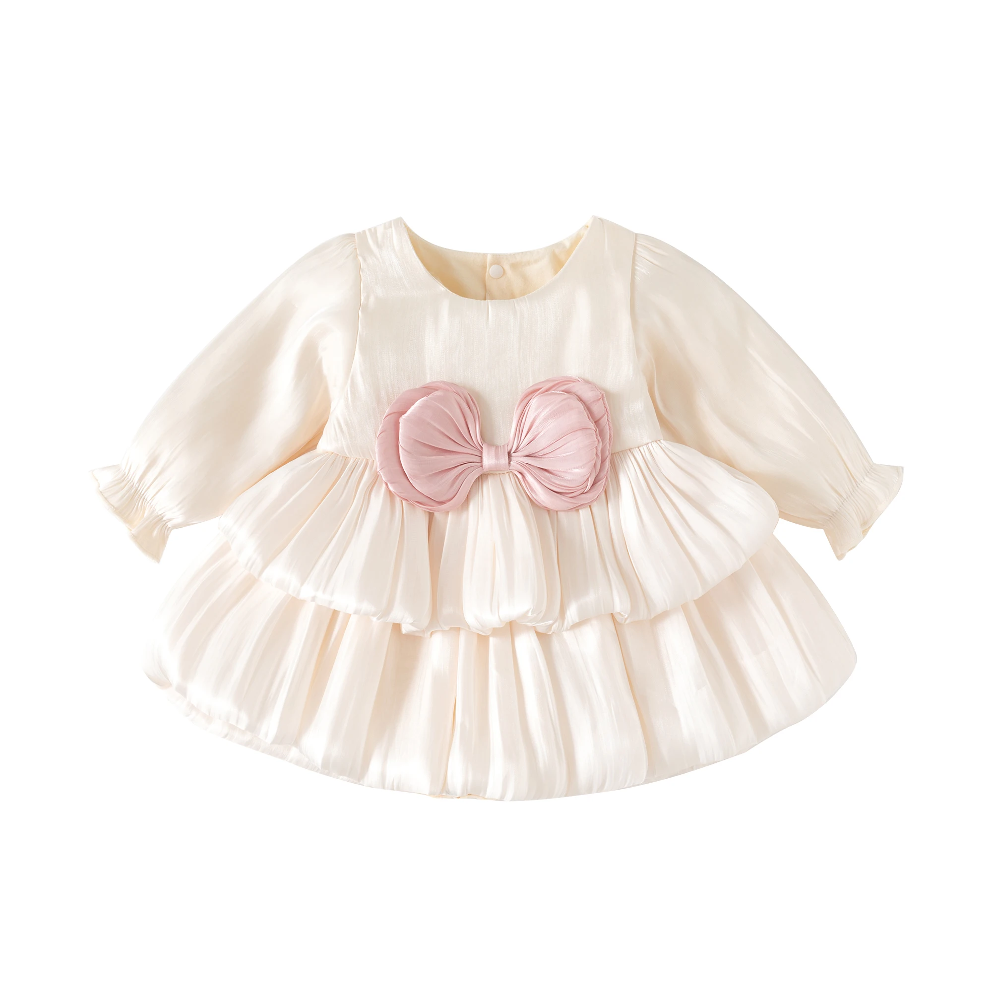 Große Schleife Prinzessin Mädchen Kleider für Kleinkind Baby Ballkleid Kuchen Kleid
