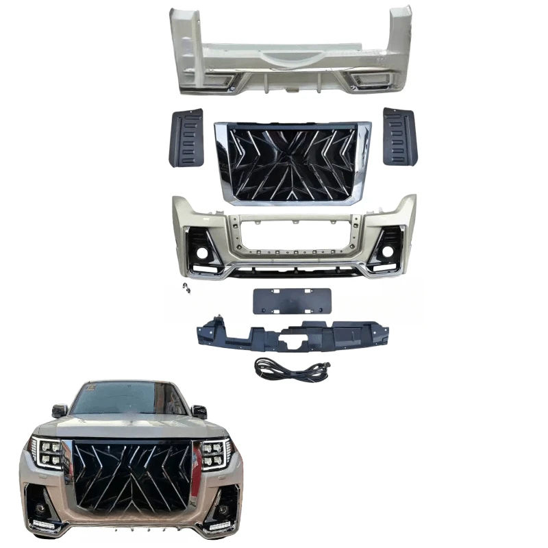 High Quality Body Kit Front Rear Bumper Grille LED For Pajero V93 V97 2023-2024