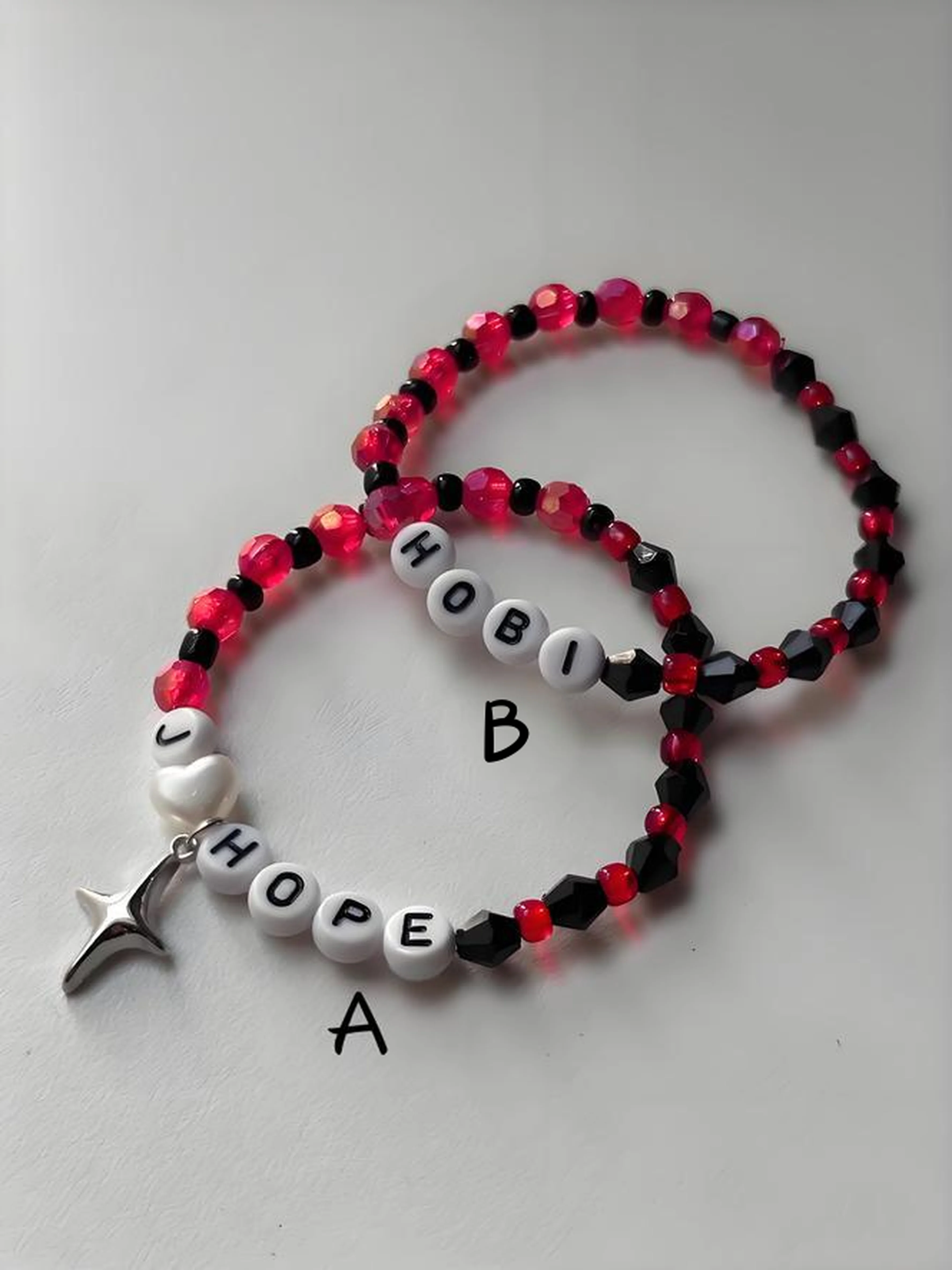 K-POP handmade bracelets, hope letter accessory，Y2K