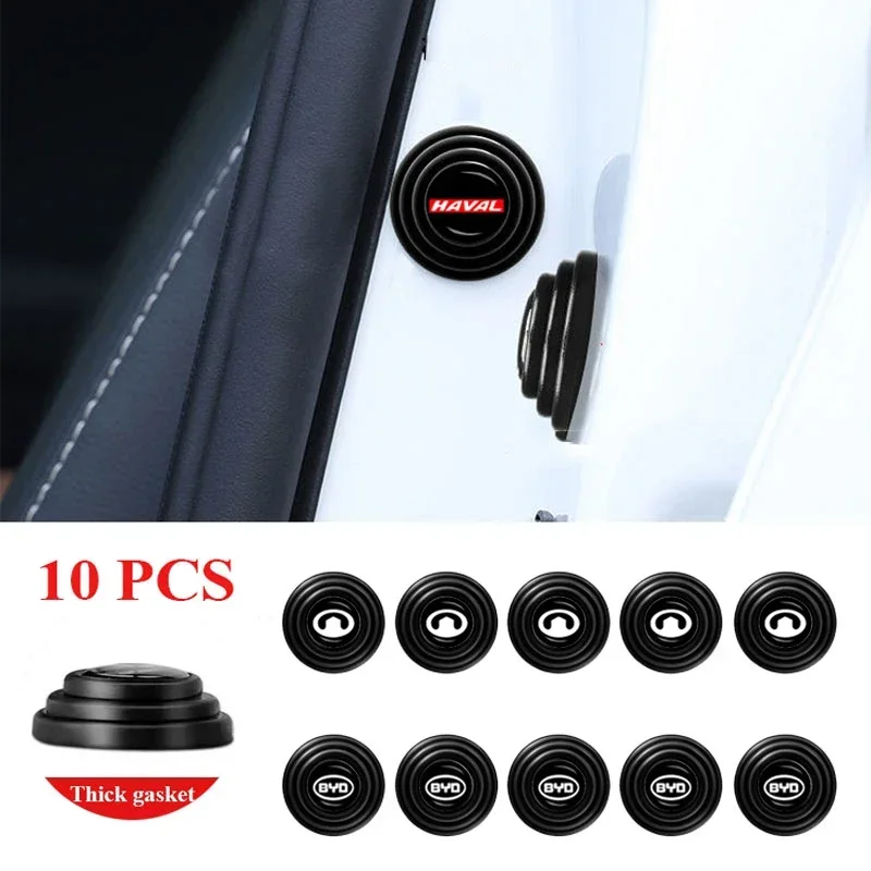 10Pcs Car Door Anti-shock Silicone Pad interior Accessories For Dacia Logan Mcv 2 Duster Sandero Lodgy Dokker Stepway Solenz