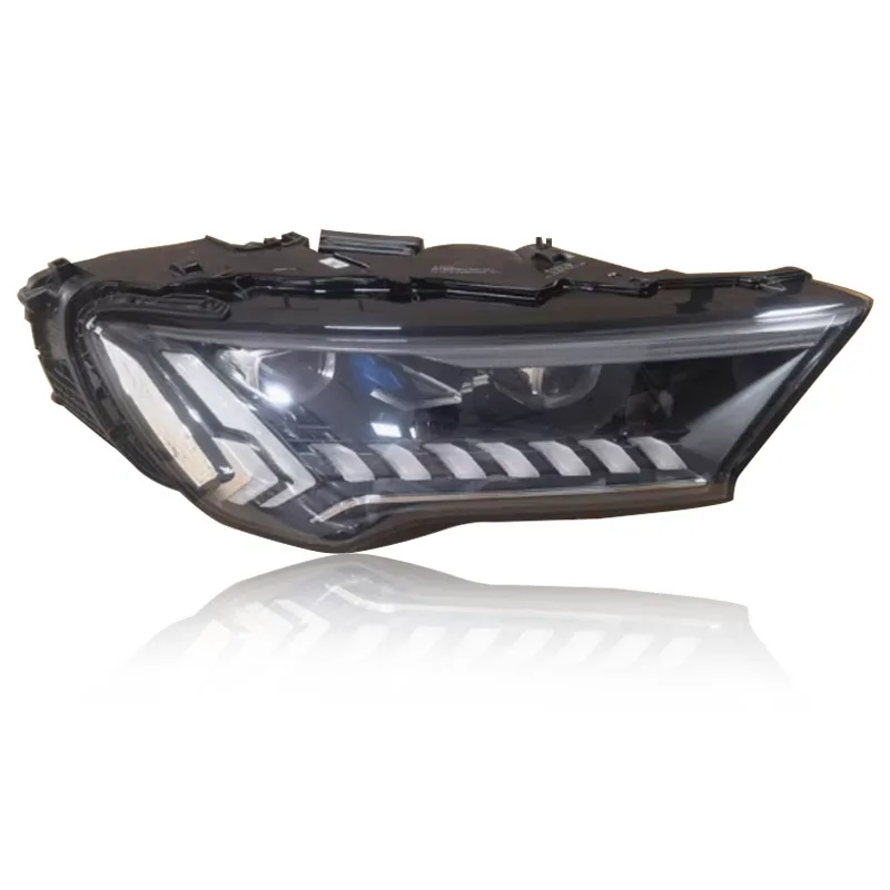

For Audi Q7 19-23 Headlight Assembly High-definition matrix LED Laser Headlight Front Car Large Bulb Upgrade and Modification