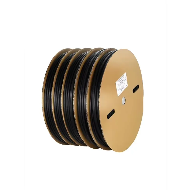 stt Adhesive double-wall pipe, four-fold shrinkage double-wall pipe, insulating and anti-corrosion adhesive protective sleeve