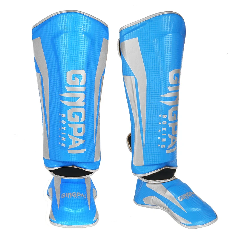 4 Colors Boxing Ticken Shinguards Instep Leg Pads Protective Ankle Guard Mma Foot Muay Thai Boxing Gloves Fighting Men Mma