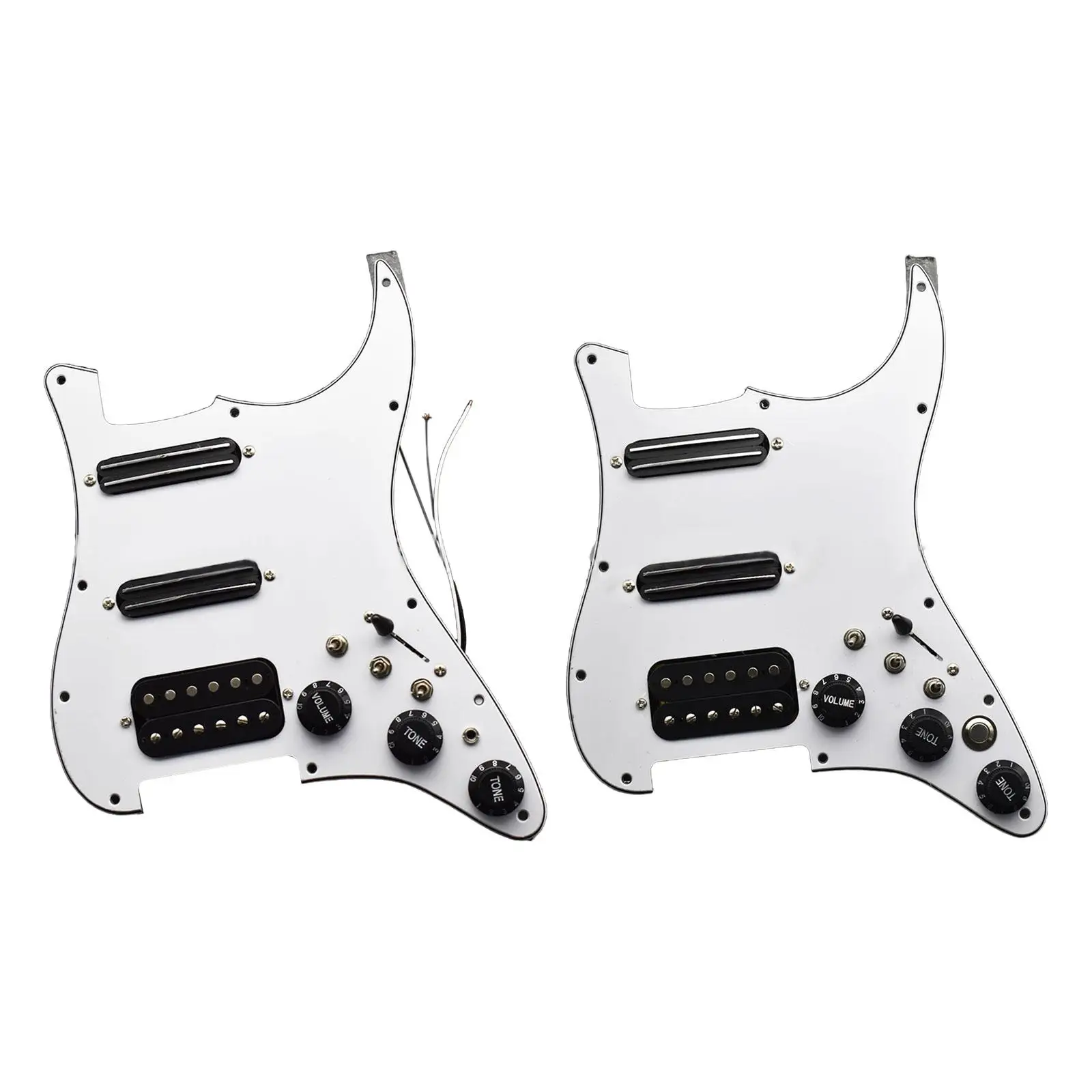 SSH Loaded Prewired Scratch Plate, Pickguard, Prewired Pickguard Backplate for