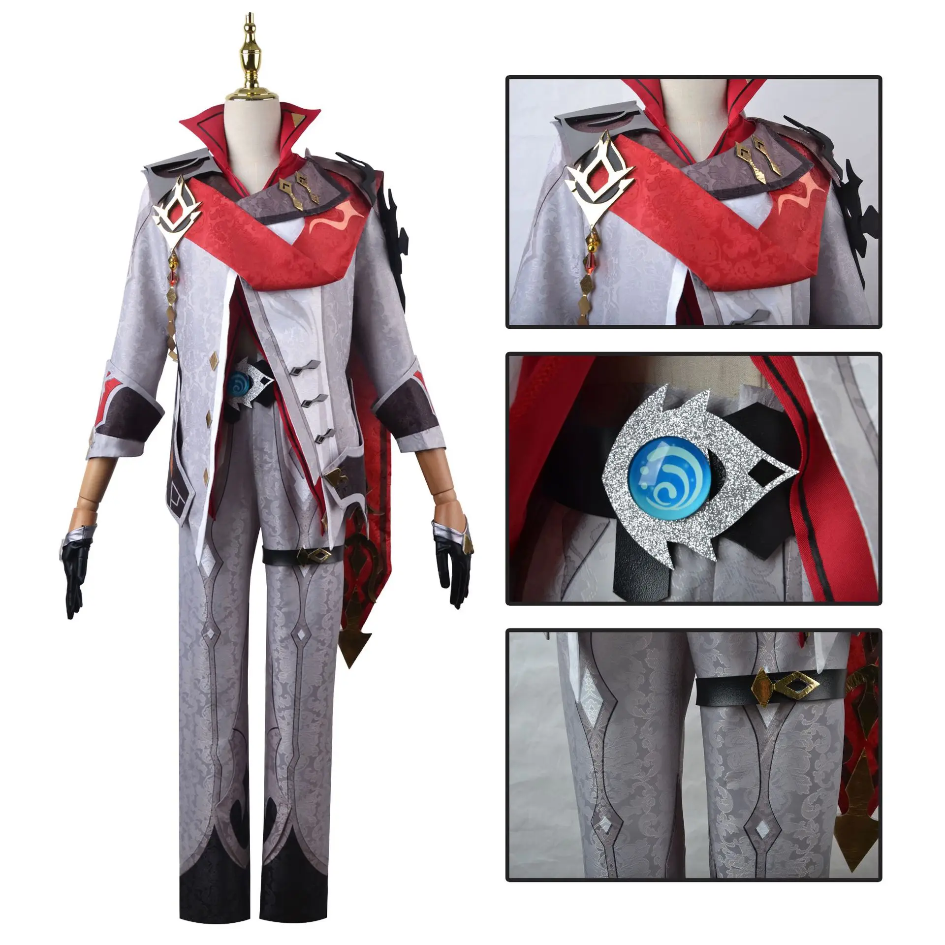 2024 Fashional Hot-sale Men's Cosplay Quadratic Chinese Game Anime Accurate Reduction Handsome Gentle Delicate Fit Code Cxx134