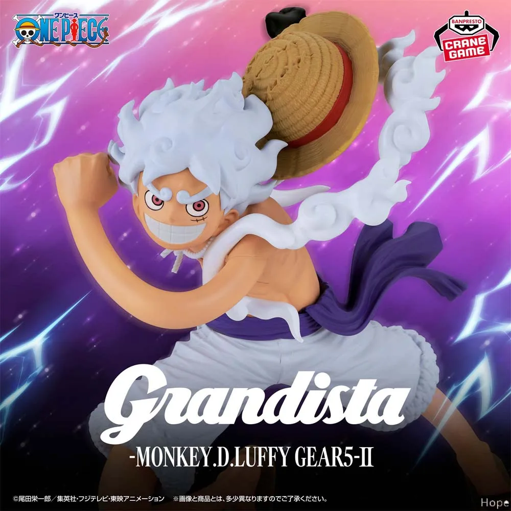 Официально лицензированная оригинальная фигурка BANPRESTO Grandista Gear 5, Monkey D Luffy, аниме-модель, цельная фигурка, игрушка