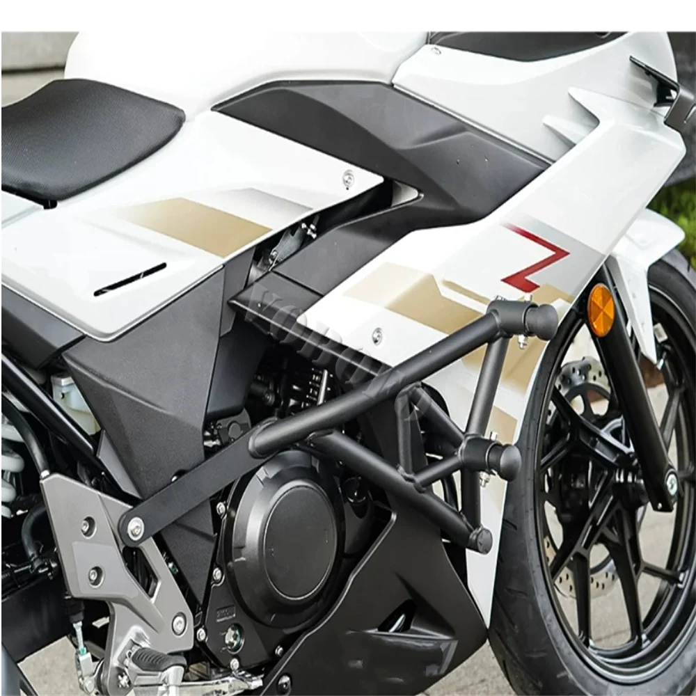 FOR Suzuki GSX250R 2026 Motorcycle Crash Bar Anti-fall Bumper Reinforced High Carbon Steel One-piece Bar