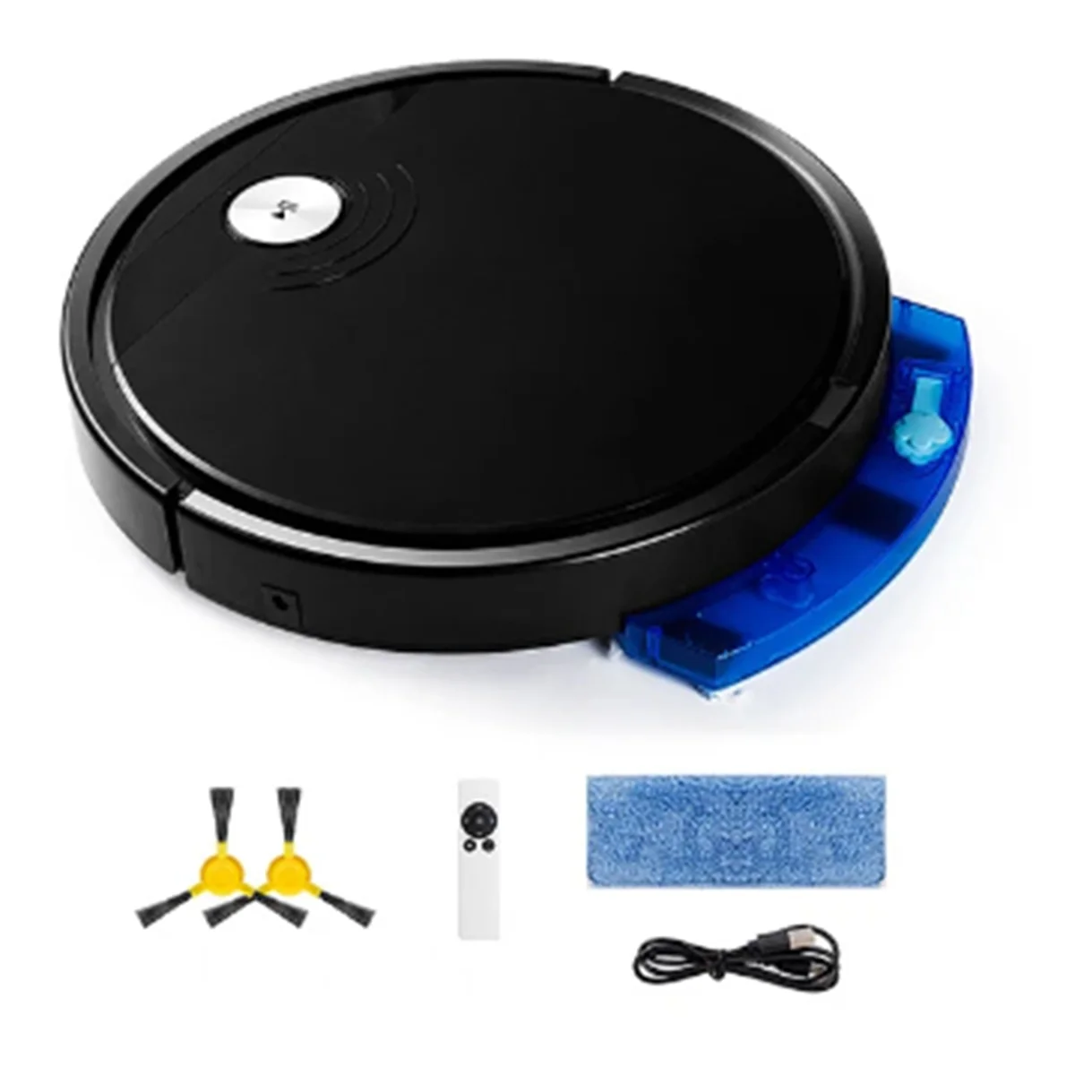 5-In-1 RS800 with Remote Control Super Quiet Smart Robot Vacuum Cleaner Wet&Dry Mopping Floor Home Appliance Black,AJAS