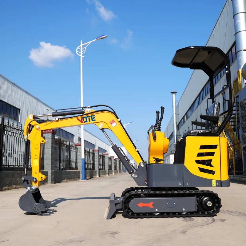 Free Shipping EPA Engine Mini Excavators Multifunctional Garden Farm Used Crawler Digger 1 Ton Bagger Customize Mini Escavadora