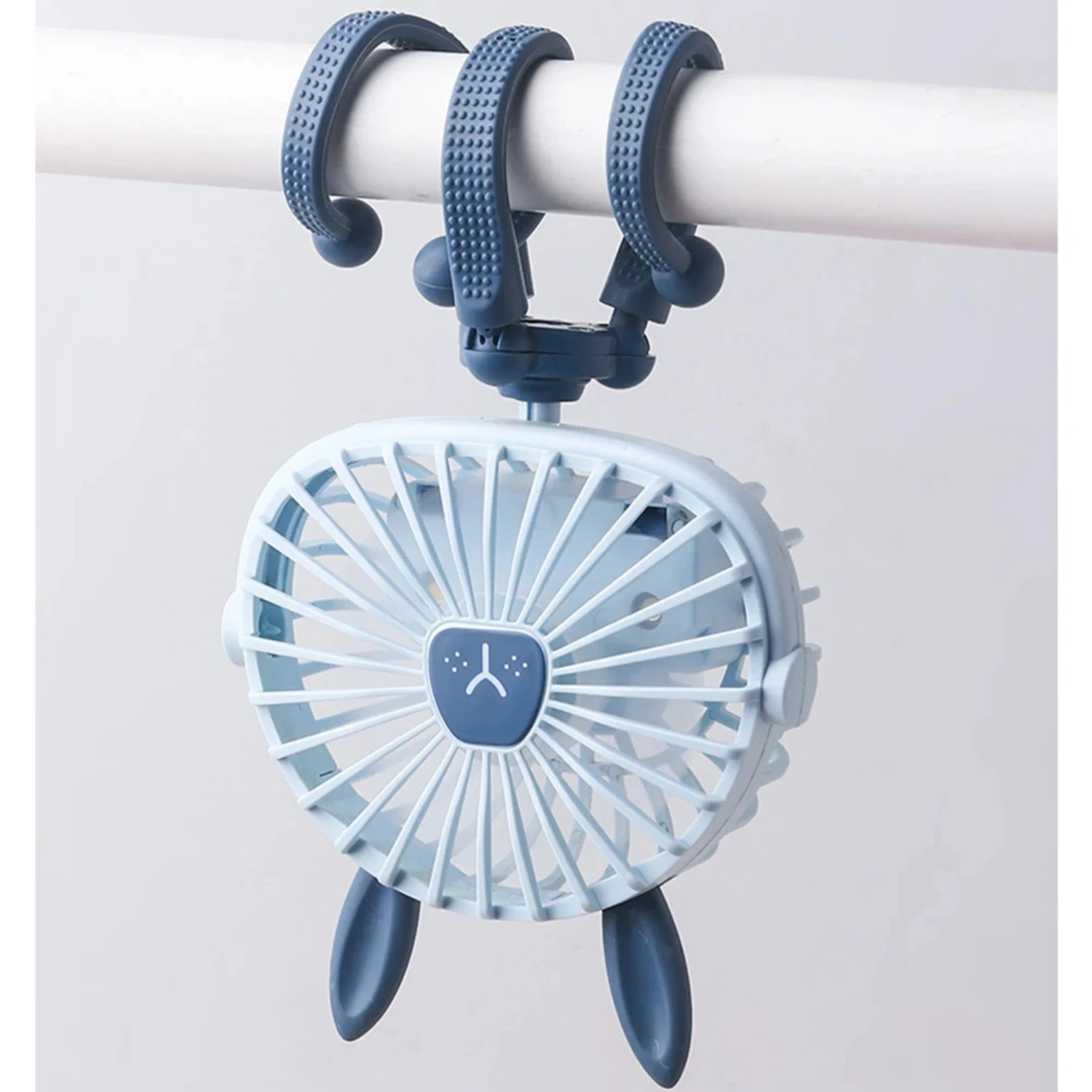 

USB Chargeable Fan Baby Stroller Bed Fan Mute Retractable Fan with Clip Variable Portable Octopus Mini Fan Office Desktop Fan