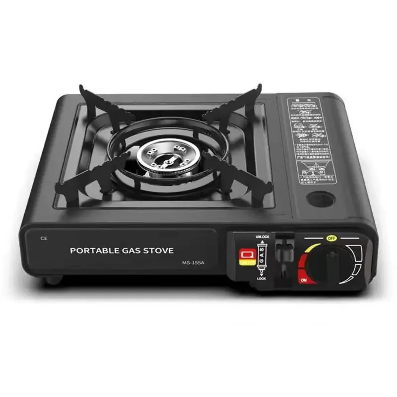 Stocking Stuffers Portable Camping Gas Stove, Automatic Ignition Windproof Alloy Dual-Use Burner, Large Firepower & Energy Savin