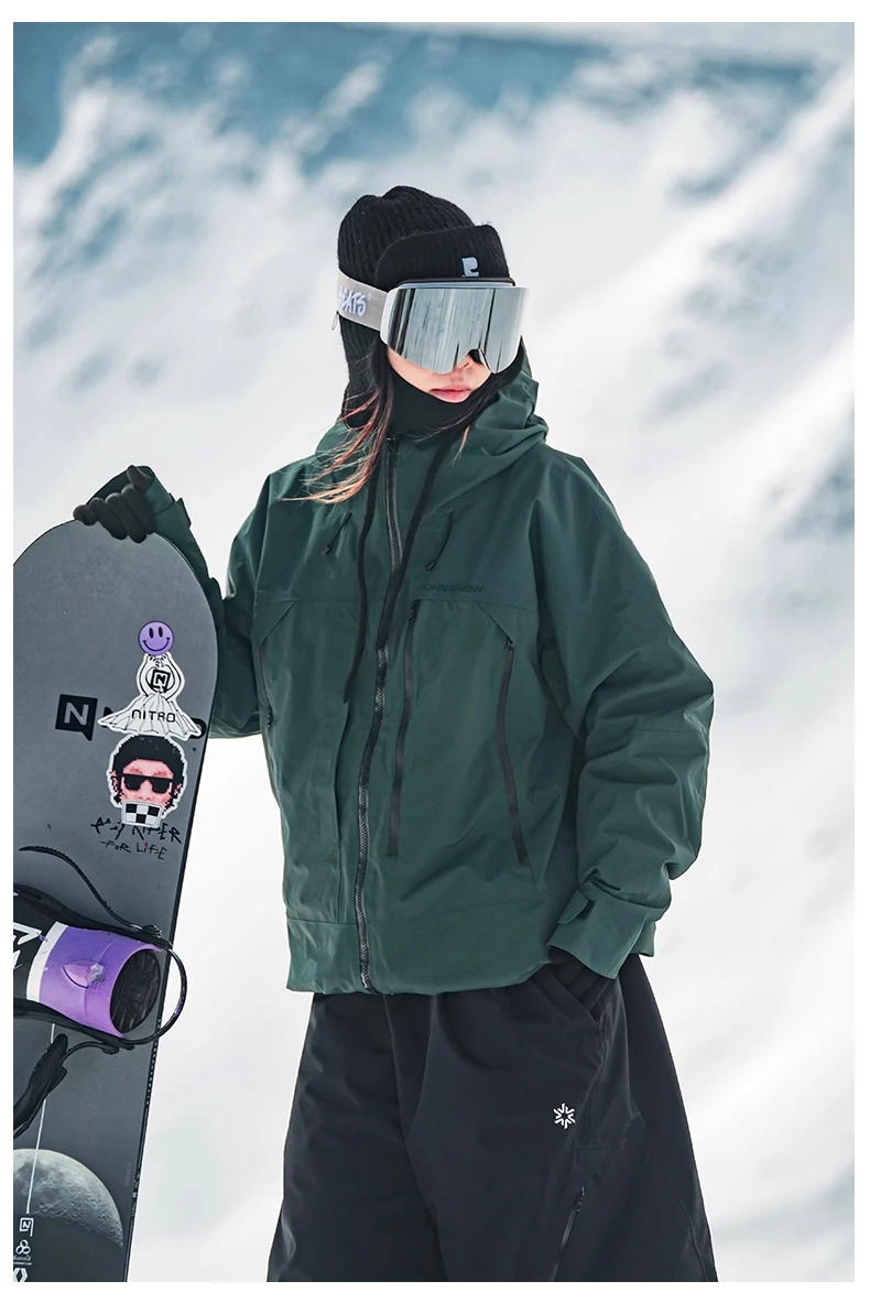 Giacca da sci da uomo Snowboard Cappotto da neve Caldo