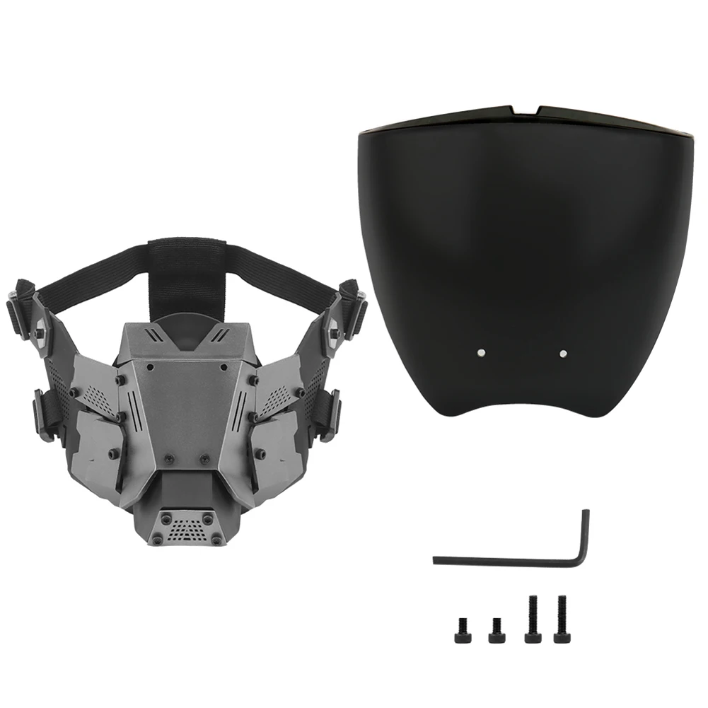 

Full Face Mask Removable Airsoft Paintball CS Wargame Sports Mask Double Sided Anti-fog Lens Protective Equipment