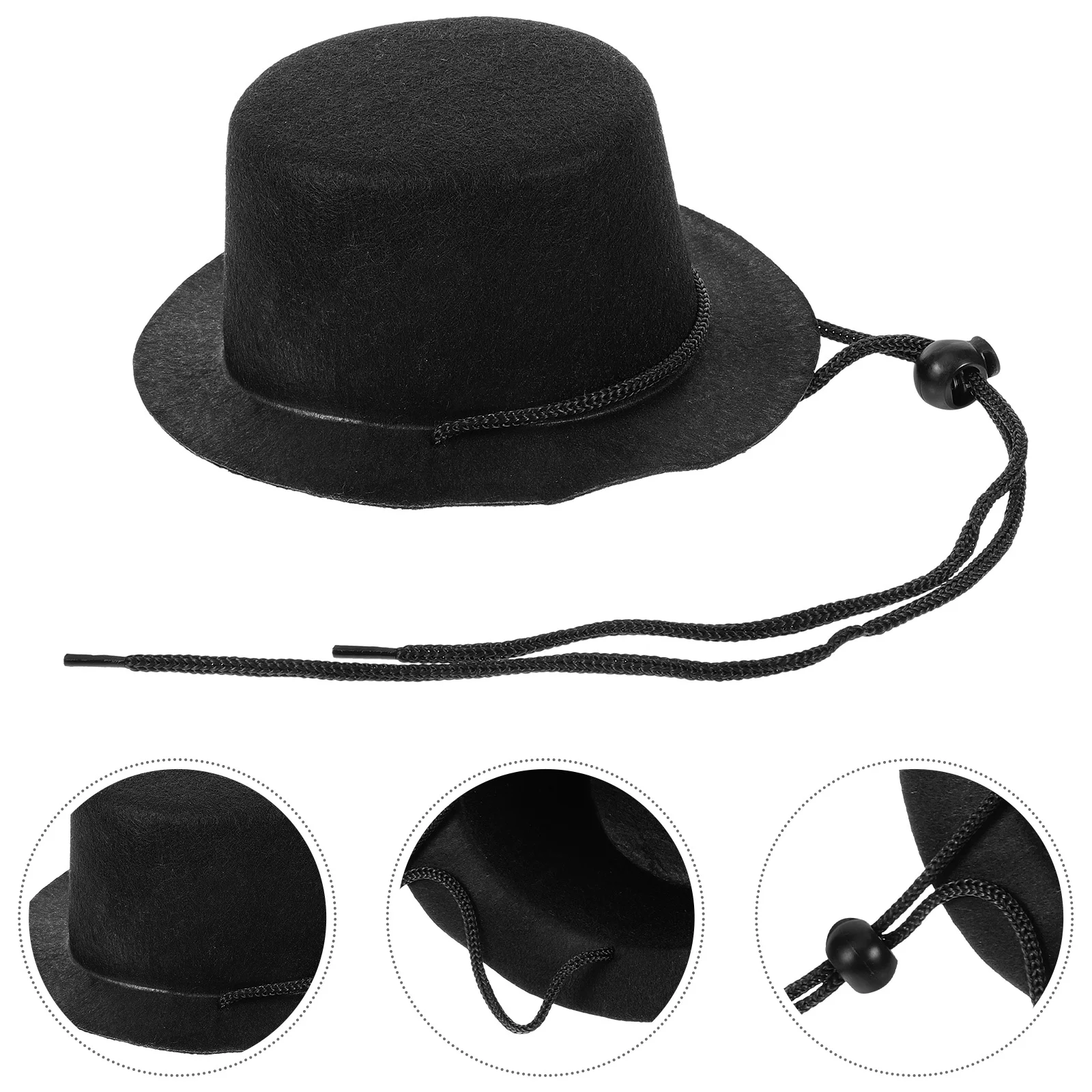 

2pcs Pet Party Hat Adjustable For Puppy Cat Festival Wedding Birthday Photo Prop Lightweight Dog Hat Accessory