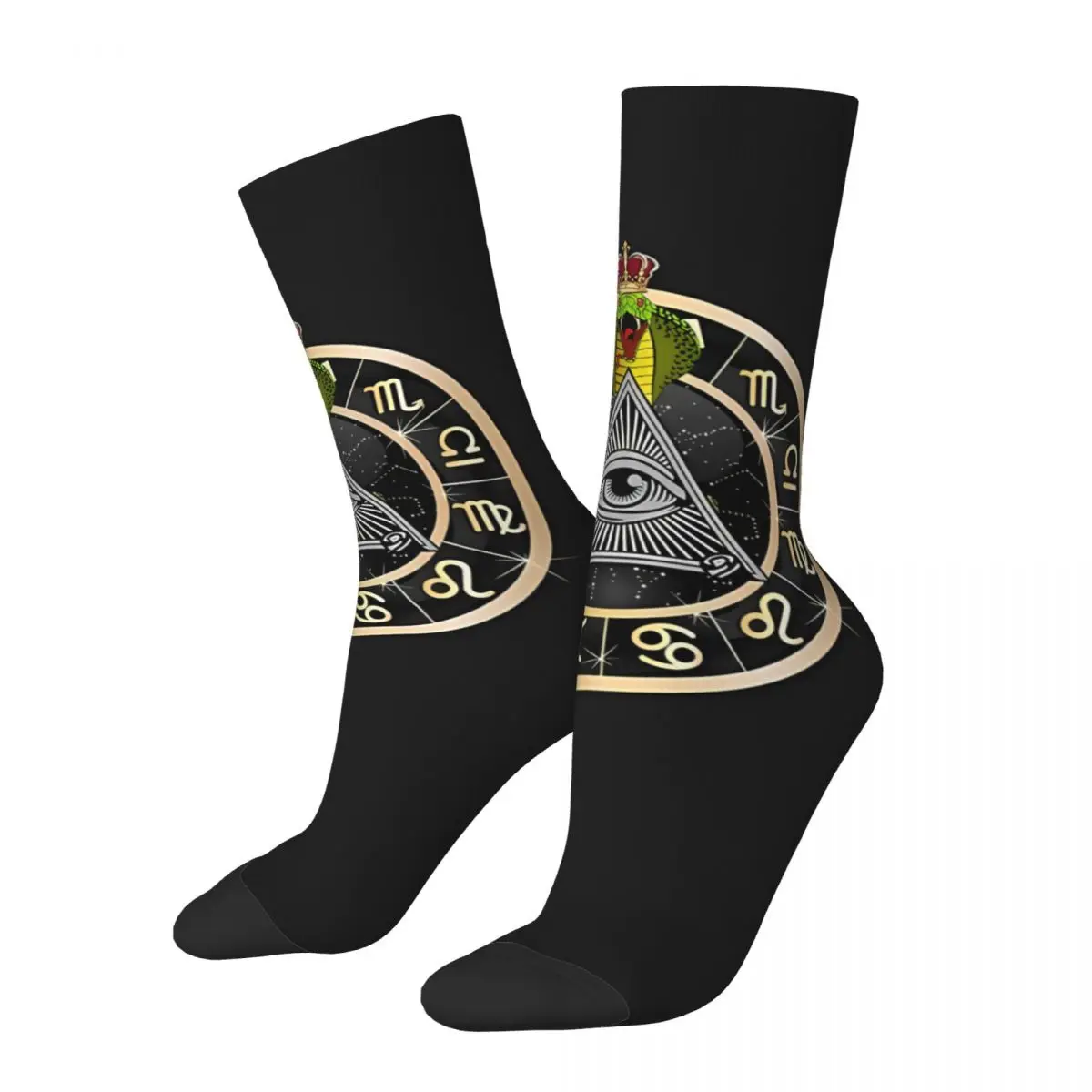 

Freemason PYRAMID EYE Men Women Socks Cycling Novelty Spring Summer Autumn Winter Stockings Gift