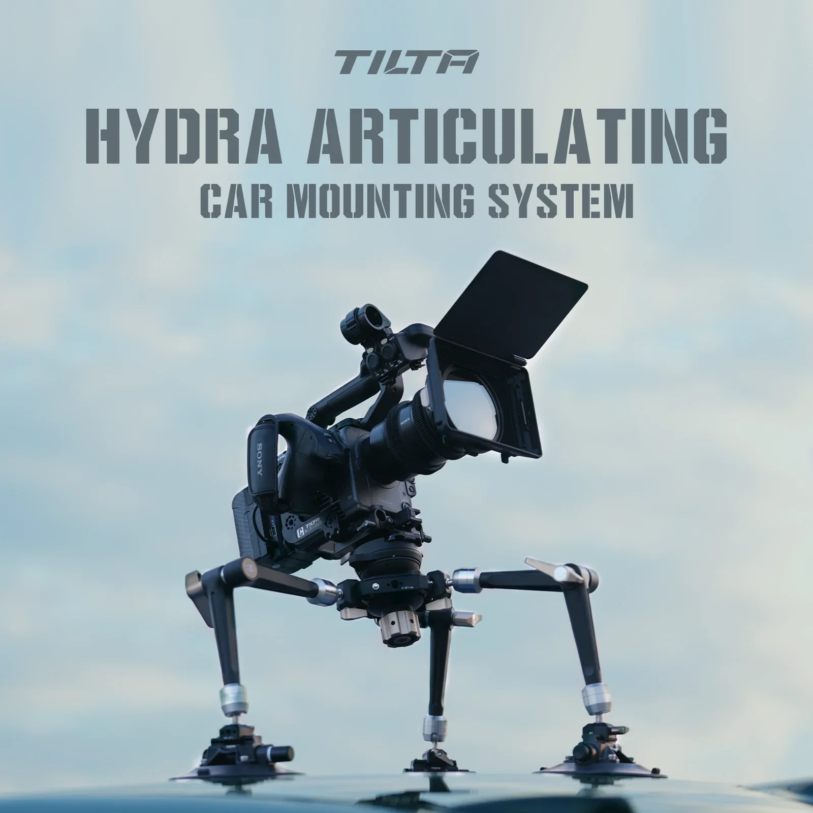 

TILTA HDA-T11 Hydra Articulating Car Mounting System with Electronic Suction Cups Car Vehicle Video Film stabilizer Suction cup