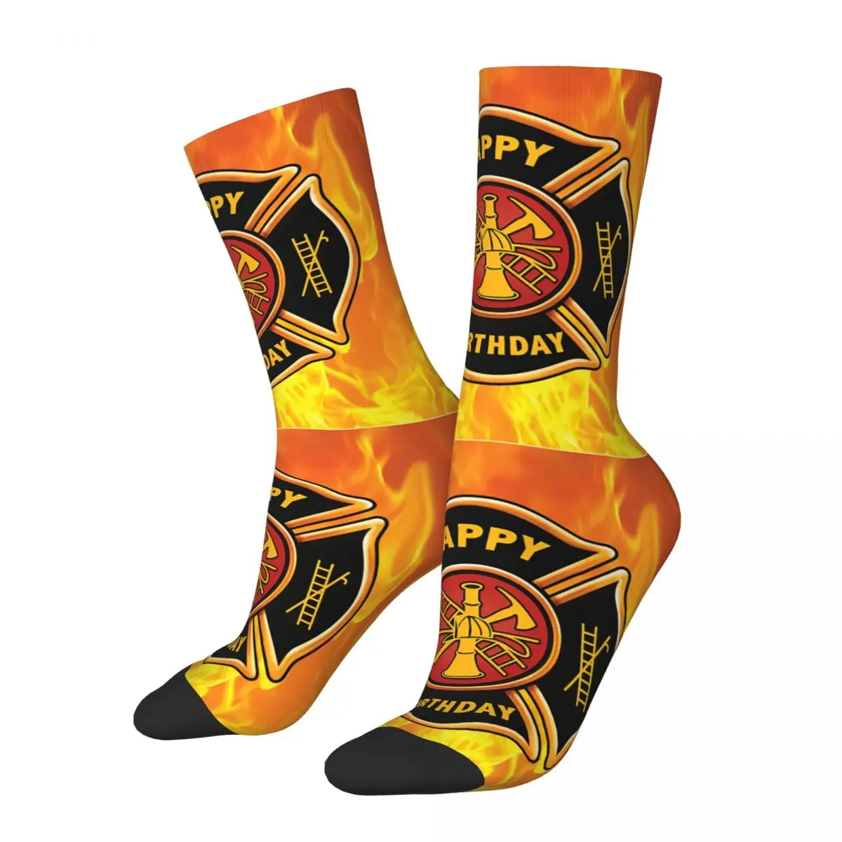 Fire Rescue Kawaii Socks School Cartoon Pattern Socks