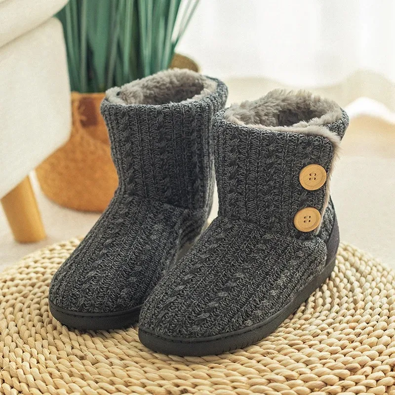 

Winter Women Shoes High Quality Plush Warm Cotton Boot Comfort Platform Non Slip Snow Boots for Woman Designer Shoes Botas Mujer