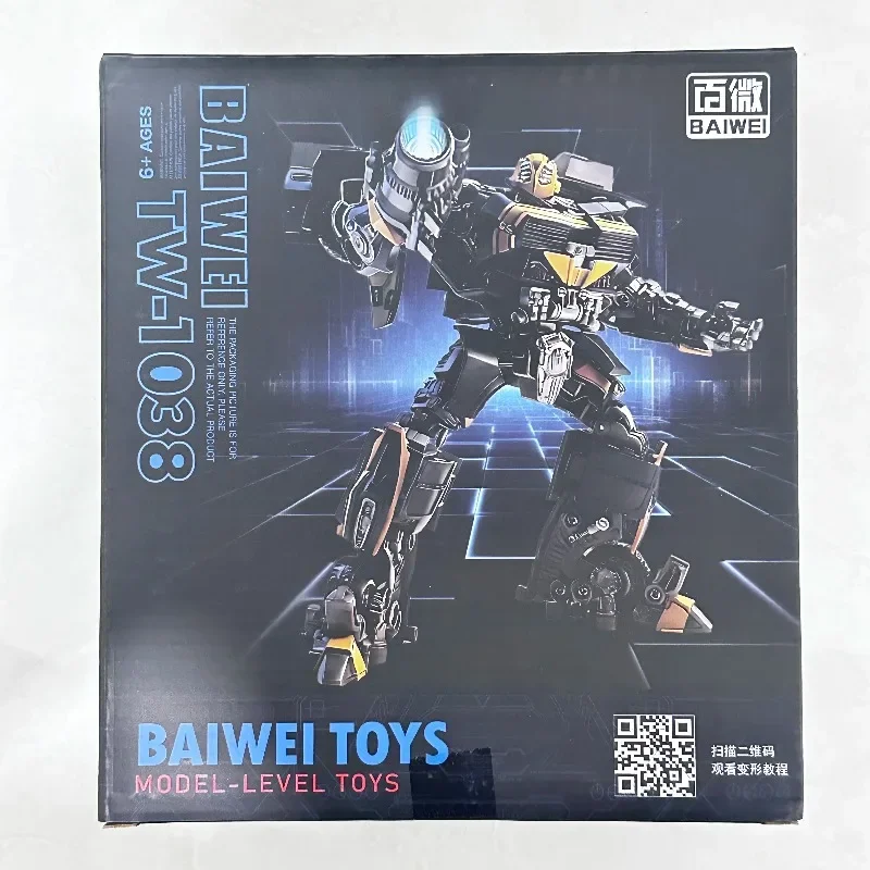 Spot BAIWEI TW-1038 TW1038 Transformed Black Bee Warrior 4 Robot Articulado Coleccionable Juguete De Regalo