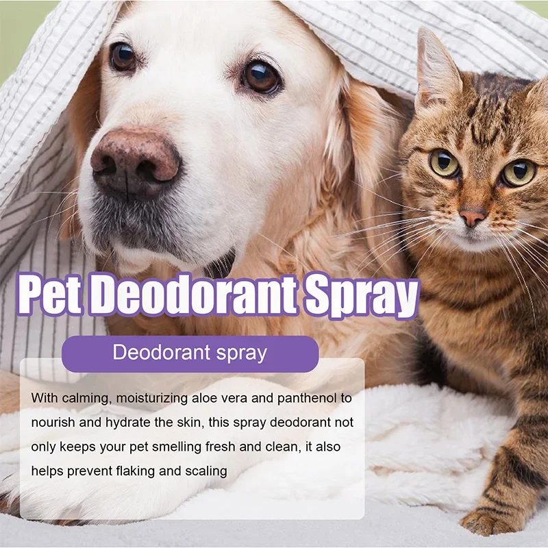 50ml Pet Deodorization Spray Cats And Dogs Deodorization Urine Body Odor Feces Odor Elimination Fresh Air Fragrance Retention