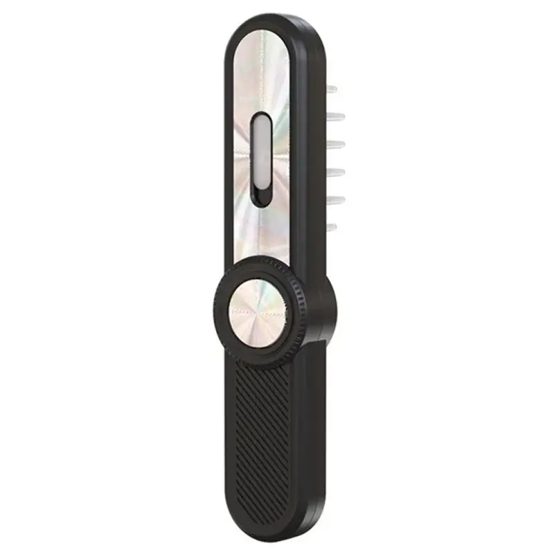 

A20M Electric Chatter Massage Comb Hair Growth Massage Scalp Brush Massage Comb Anti Hair Loss Liquid Oil Applicator Black