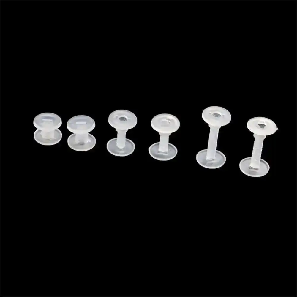 Afbeelding 6: Plastic Binding Schroeven Gegolfd Constructie Kaart Bord Boek Moer Schroef Bevestigingsmiddelen Nylon Bindmiddel Post Lock Clip Klinknagel Pop Studs