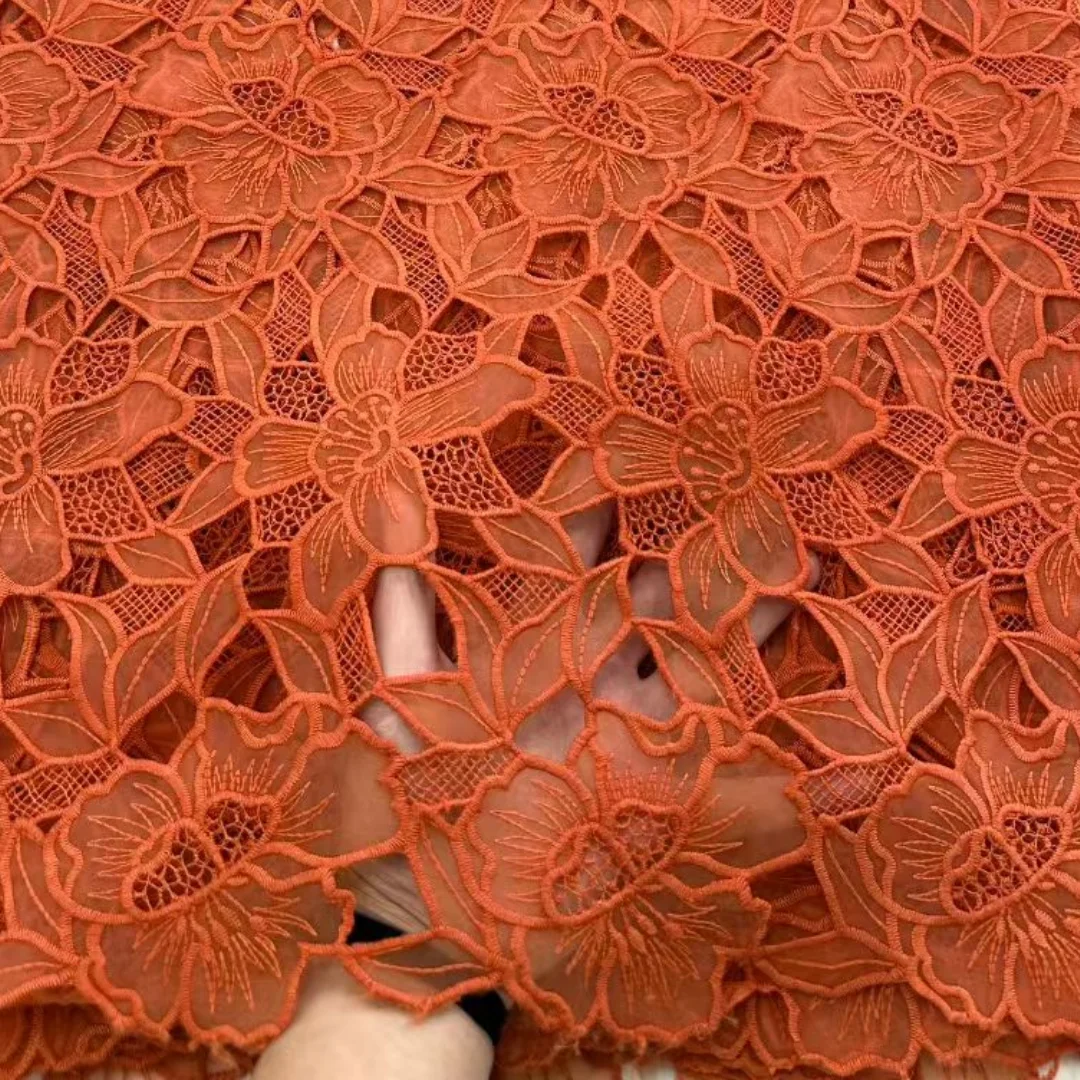 Tela de encaje de guipur niger - Sewing Embroidery Fabric reseña y precio