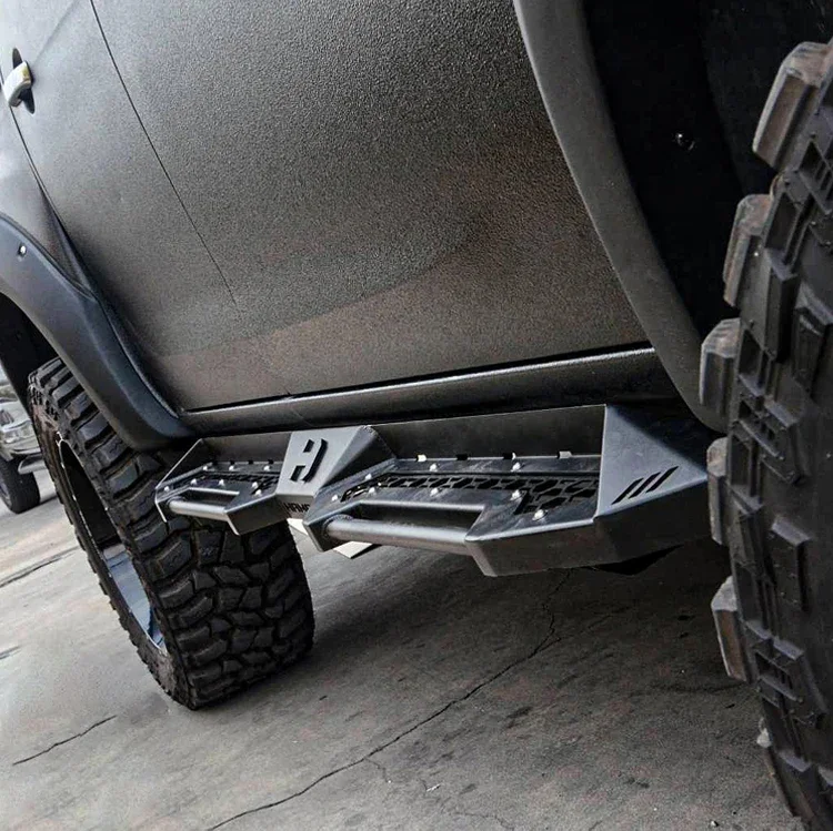 New 4x4 Anti-rust Steel Side Step Running Board For Nissan Navara Np300 Isuzu D-max Triton L200 2019 2020 2021 Custom