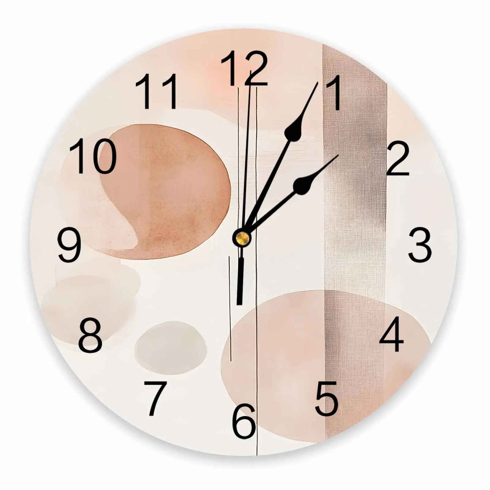 

Минималистичные богемные цветные блоки, роспись, часы, настенное украшение для дома, комната для подростков, спальня, декор для гостиной, настенные часы