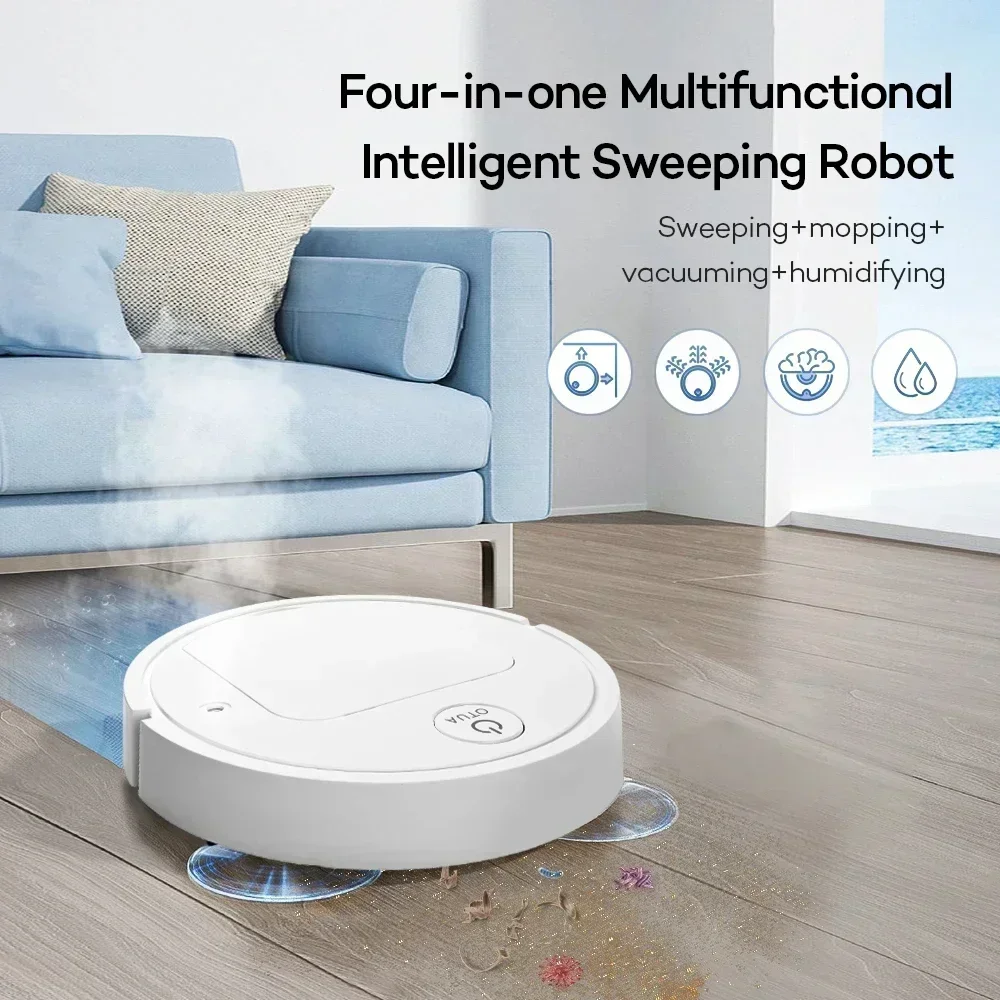 5-In-1 Sweeping Robot Mopping And Vacuuming Strong Cleaning Air Purification Intelligent Robot Household Appliances