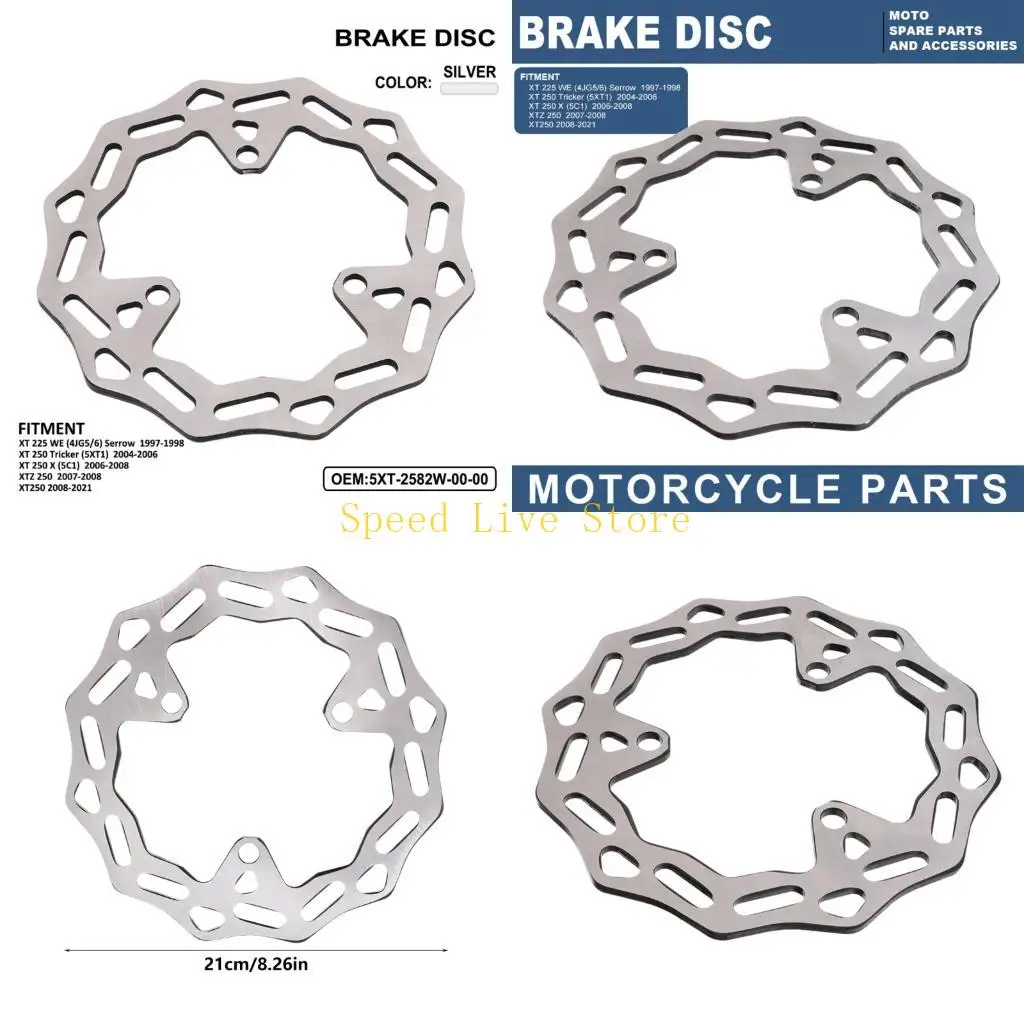 547C Alloy Steel Rear Brake Disc 5XT2582W0000 Brake Disc Rotor For Motorcycles Ensuring Consistent Performances
