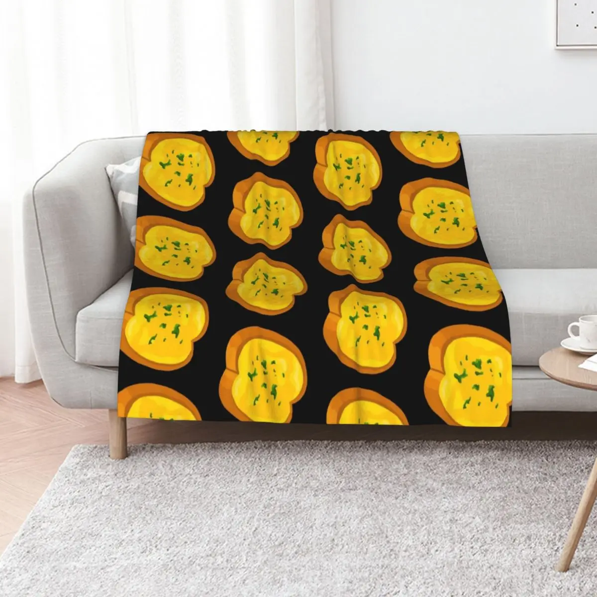 Cartoon Piece Garlic Bread Throw Blanket Multi-Purpose Single Softest Luxury Thicken Bed linens Soft Big Blankets