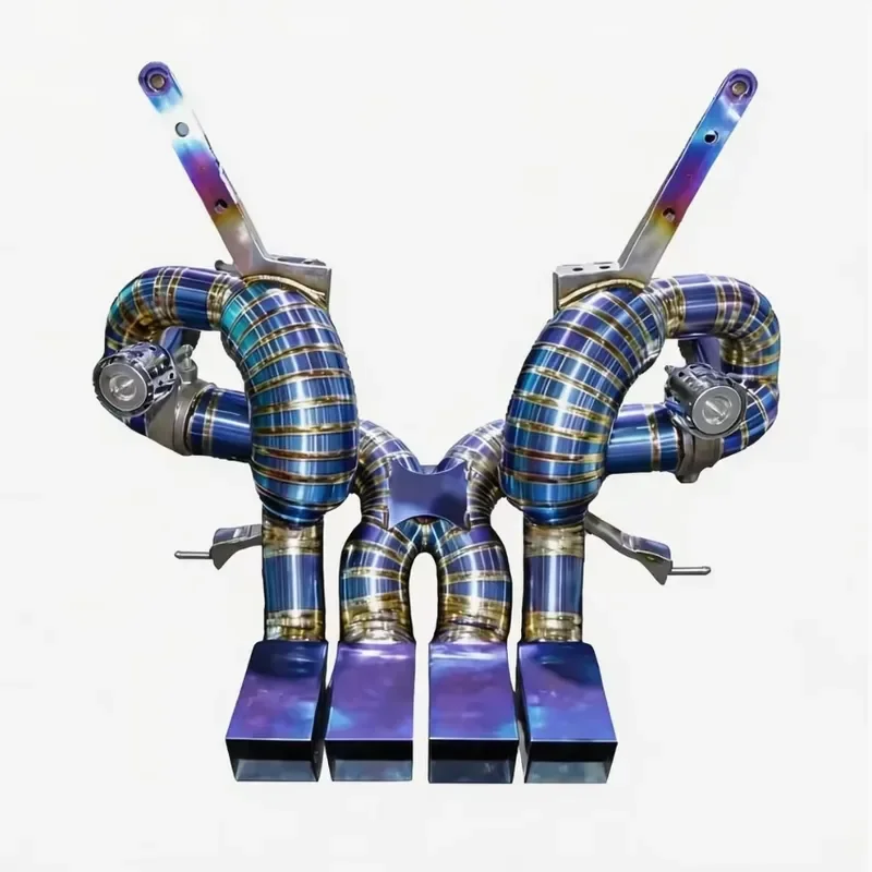 JTLD Titanium Valvetronic Exhaust System With Vehicle Fitment for Lamborghini Aventador LP700 Finish OEM Fitment 3.5