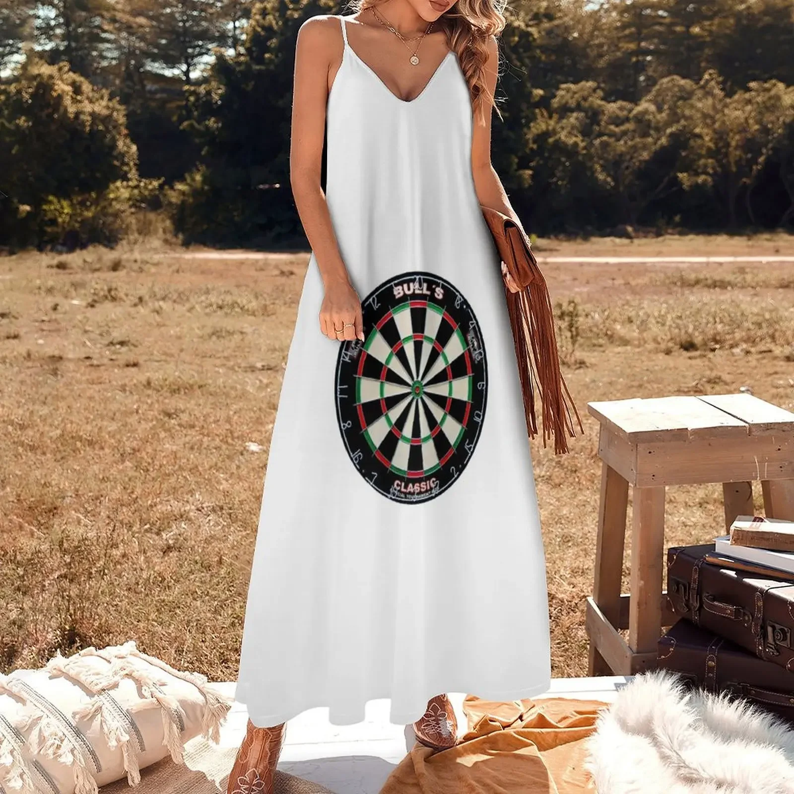 Original Dartboard Sleeveless Dress women dresses Dresses gala party dresses women Woman fashion