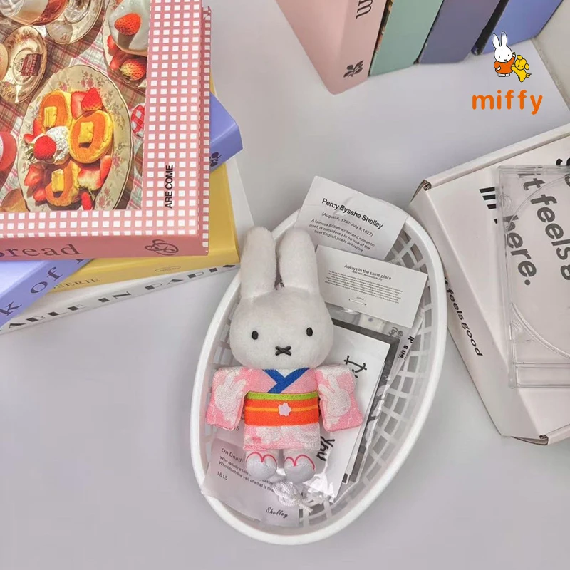 

Plush Doll Kawaii Miffy Cherry Blossom Series Fluffy Stuffed Toy Dopamine Keychain Anime Accessories Girl Perfect Birthday Gifts