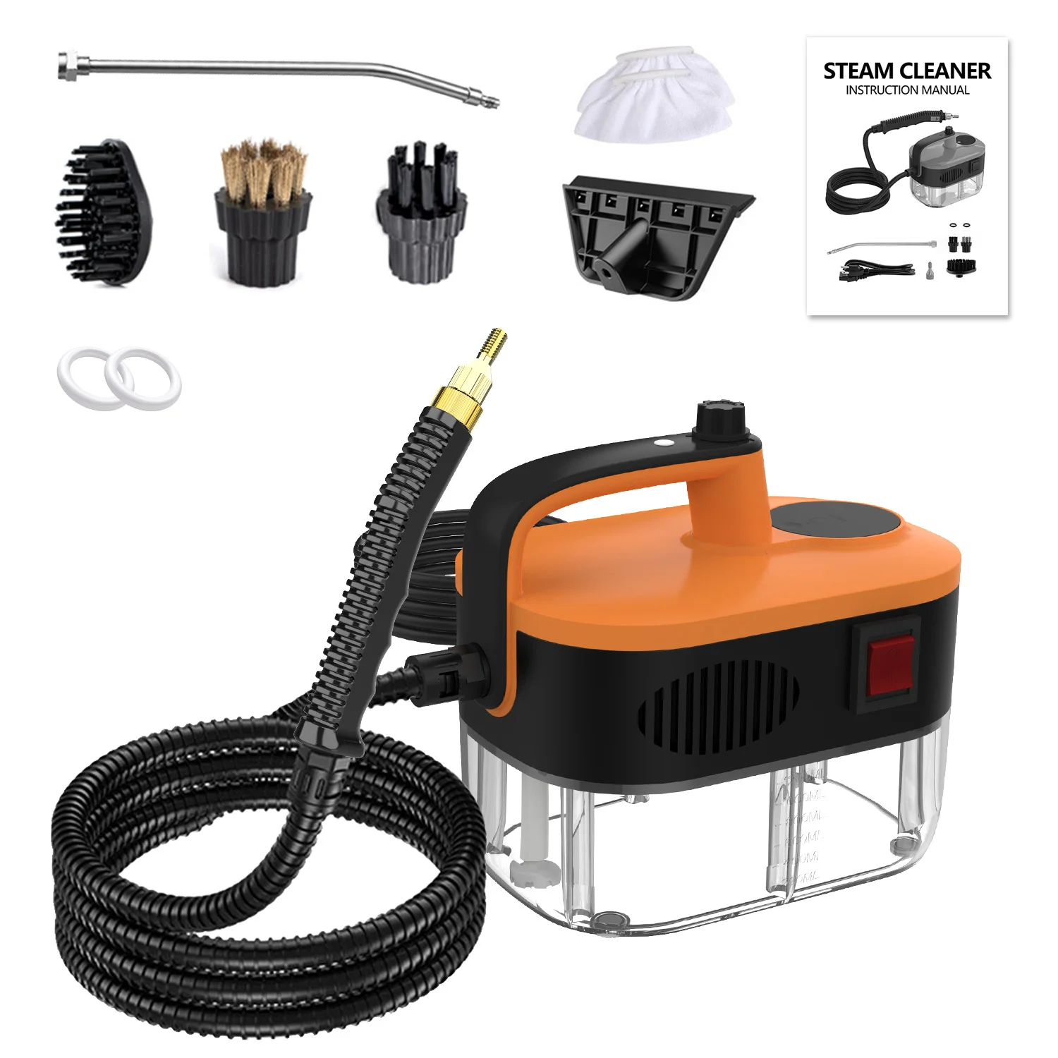 20252500w High Pressure Handheld Steam Cleaner Floor and Wall Steam Cleaner