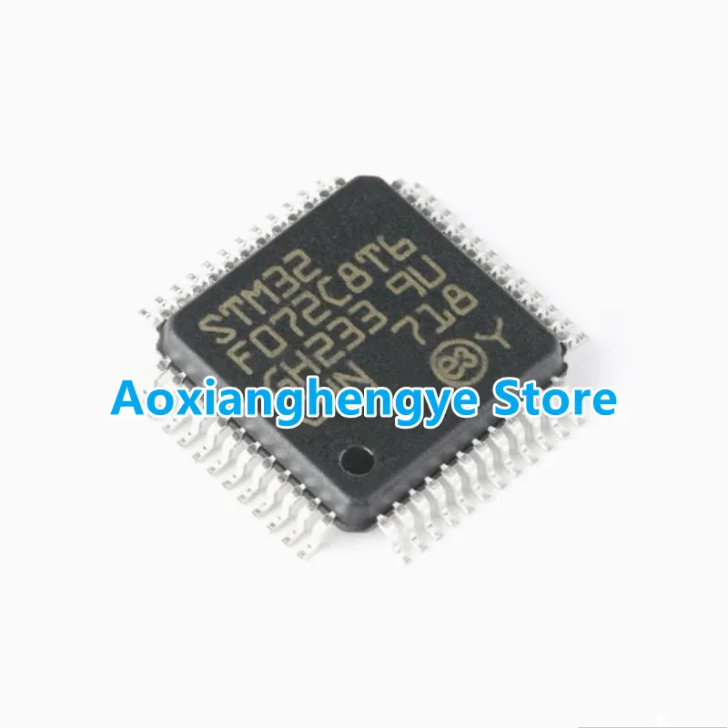 1PCS STM32F072C8T6 LQFP48 Microcontrollers - MCU Mainstream Arm Cortex-M0 USB line MCU 64 Kbytes of Flash 48 MHz CPU, USB, CAN