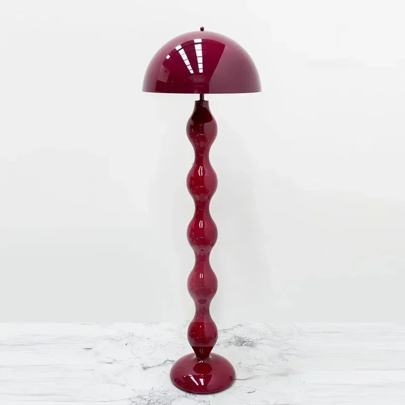 Nordic Mushroom Floor Lamp Black/White/Red/Green Led Floor Light for Living Room Sofa Bedroom